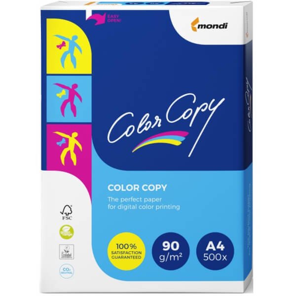Hartie MONDI Color Copy, A4, 90 g/mp, 500 coli/top