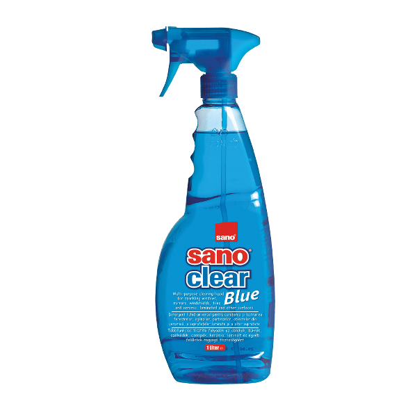 Detergent geamuri SANO Clear Blue Trigger, 1 L