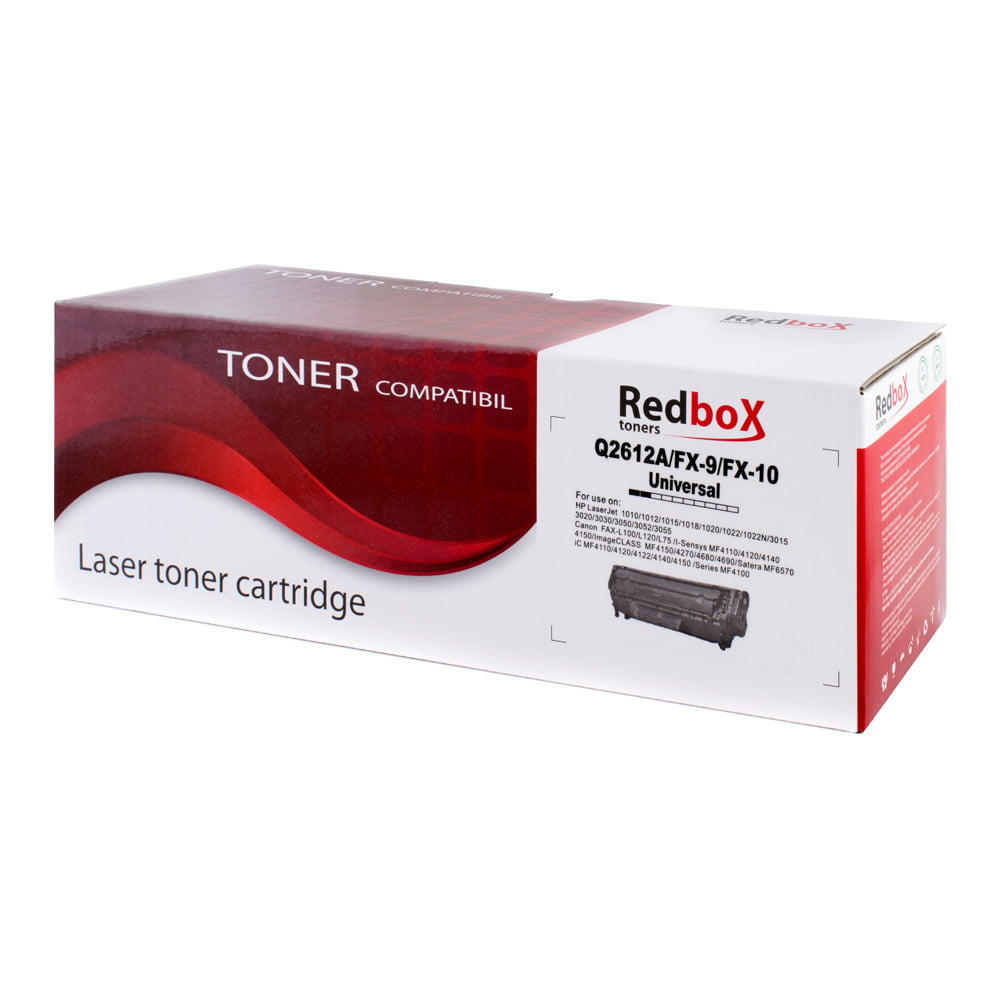 Toner compatibil Q2612A/FX-10/CRG-703, 2K, REDBOX