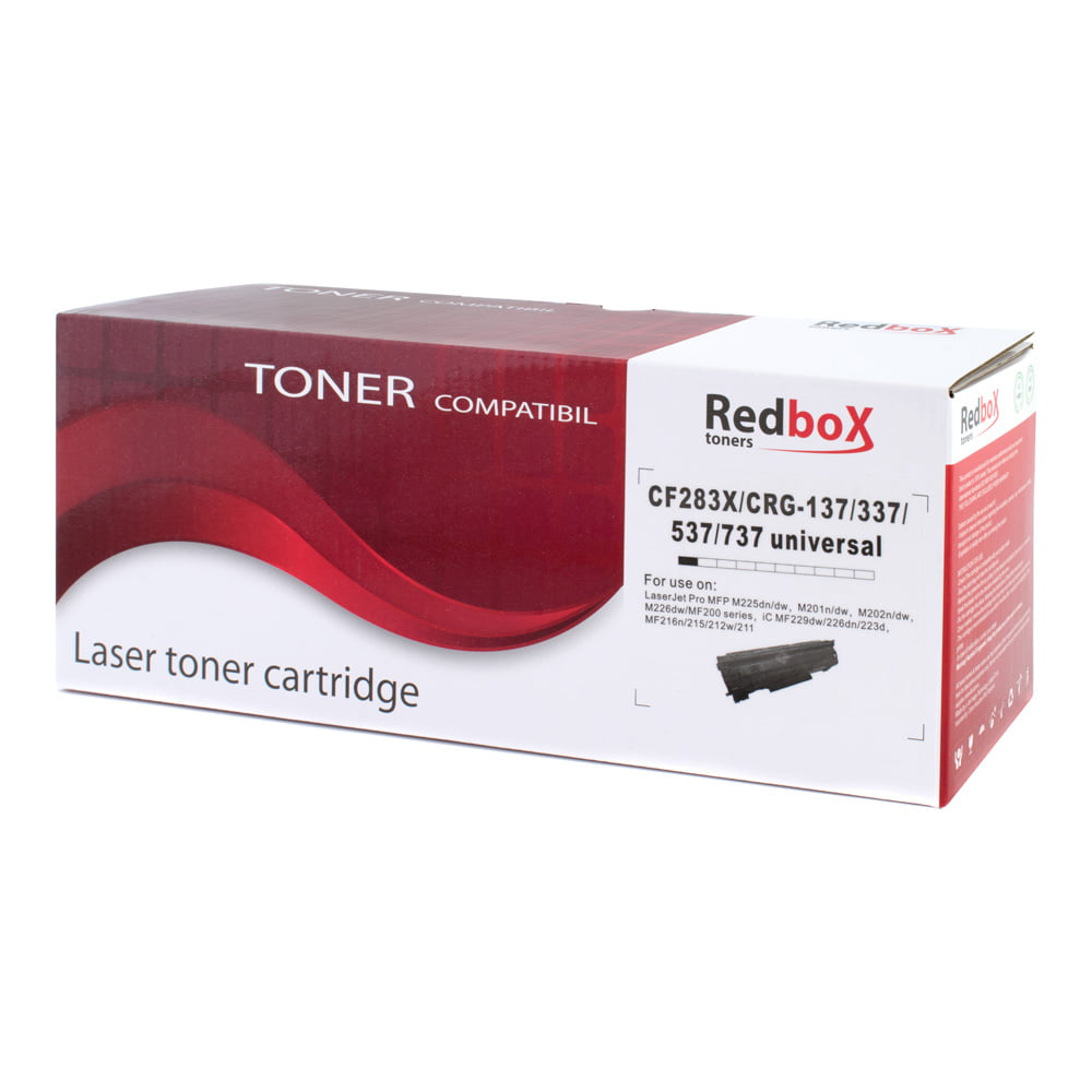 Toner compatibil CF283X/CRG-737, 2,2K, REDBOX