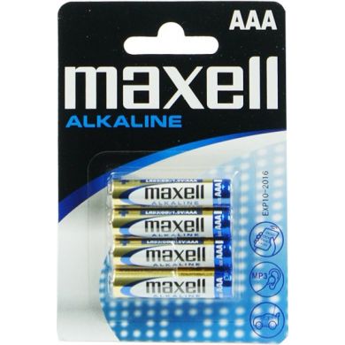 Baterii alcaline MAXELL, LR3/AAA, 4 buc/set
