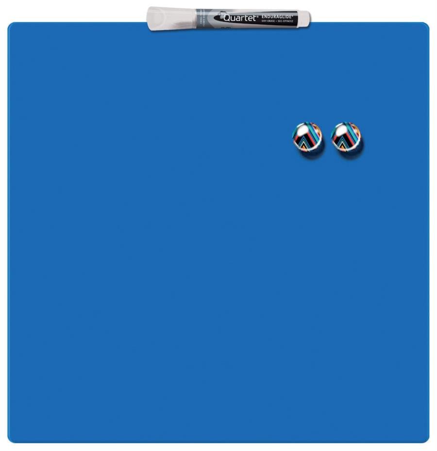Tabla magnetica patrata 36 x 36 cm albastru Nobo