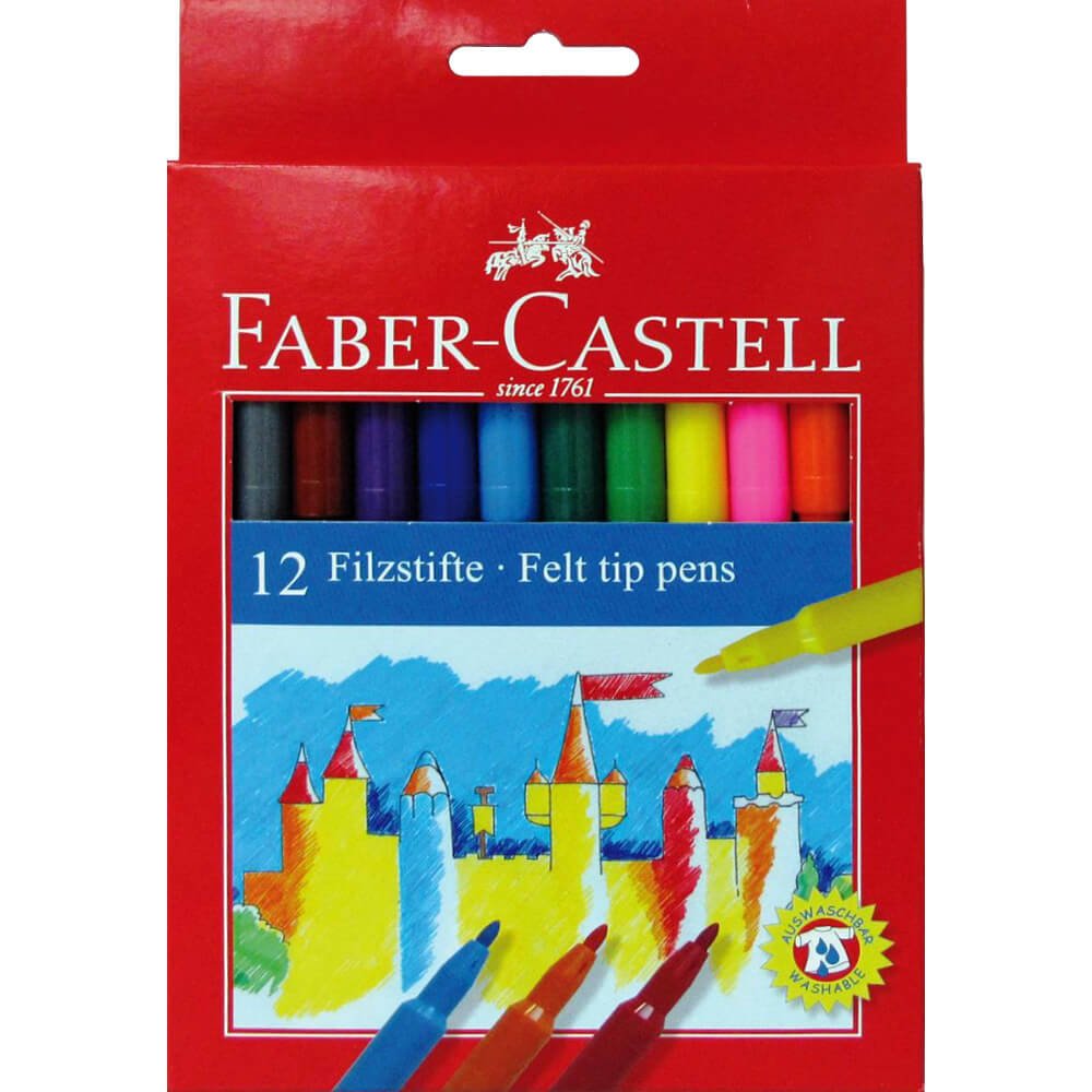 Carioci 12 culori/set FABER-CASTELL