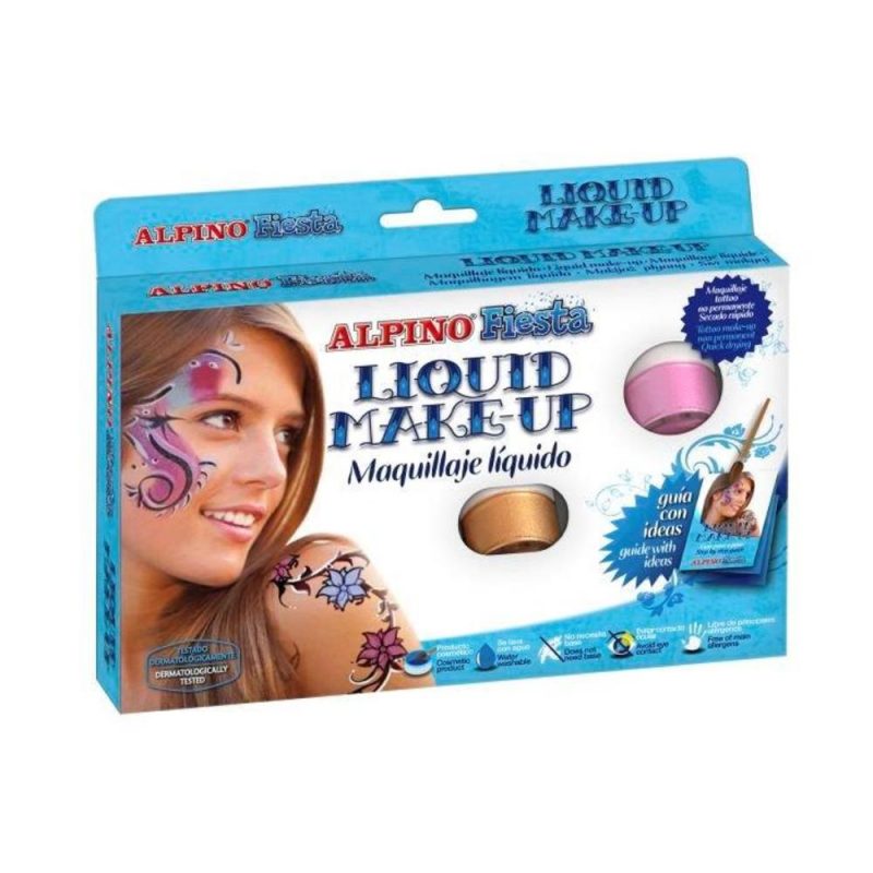 Make-up lichid 8 culori x 10 gr, ALPINO Fiesta