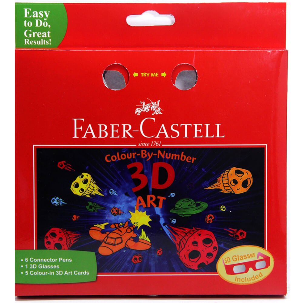 Set cadou 6 carioci Connector 3D Art Faber-Castell