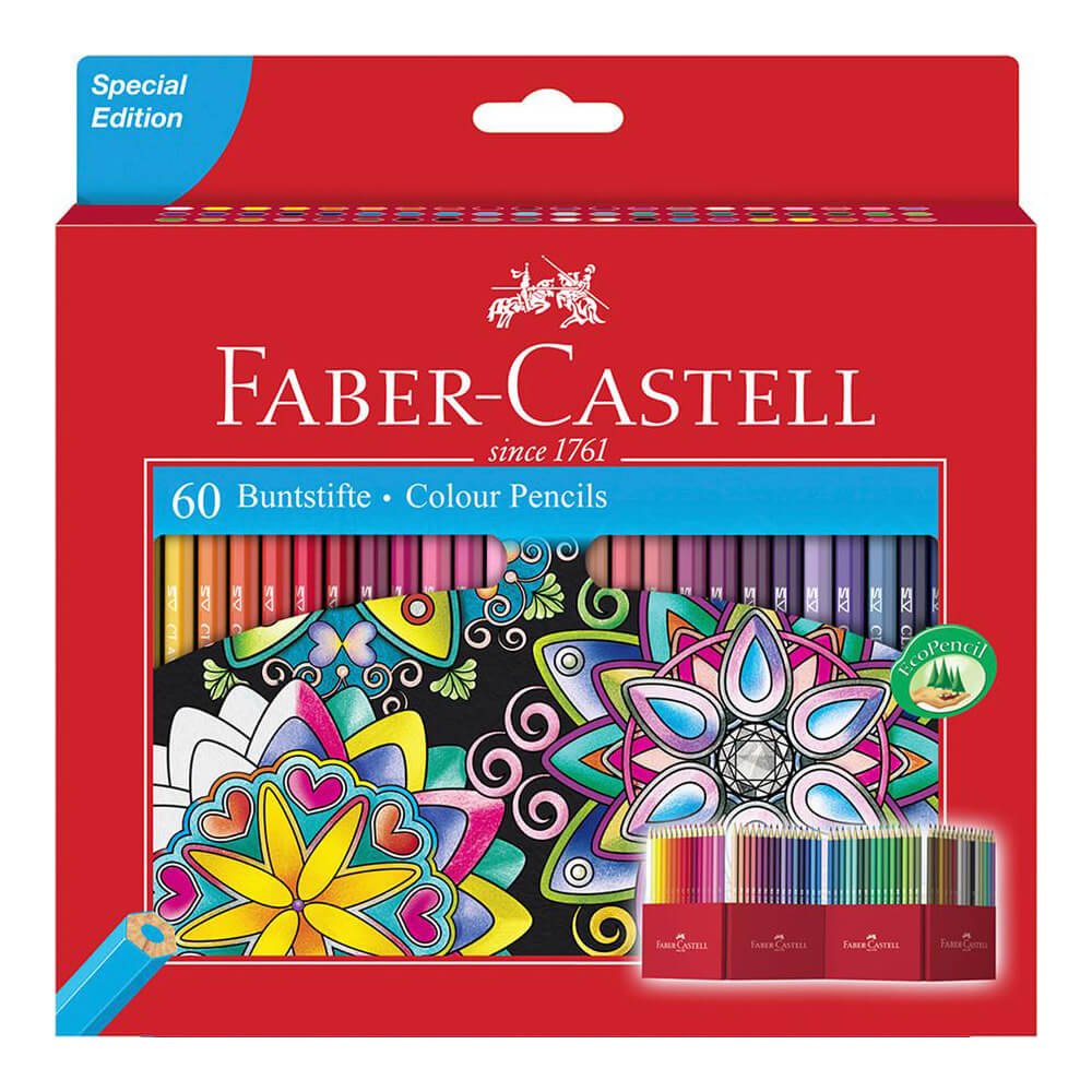 Creioane colorate 60 buc/set,editie epeciala Faber-Castell