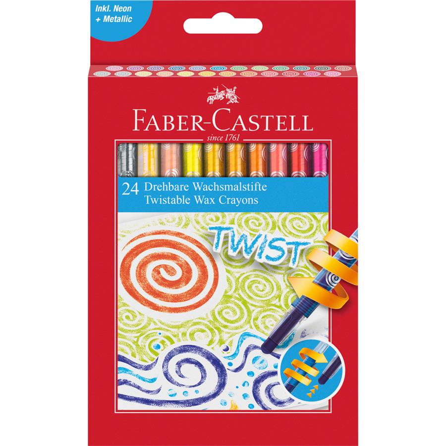 Creioane cerate Faber-Castell,retractabile