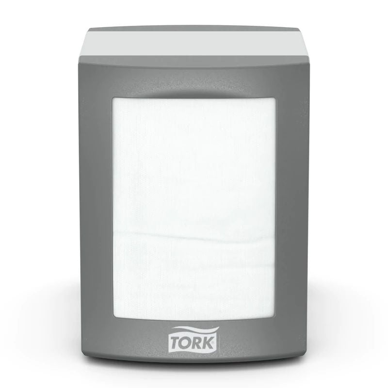 Dispenser din metal pentru servetele de masa Counterfold, Tork 271800