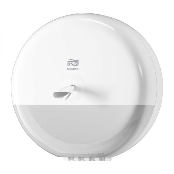 Dispenser din plastic pentru hartie igienica Smart One, alb, Tork 680000