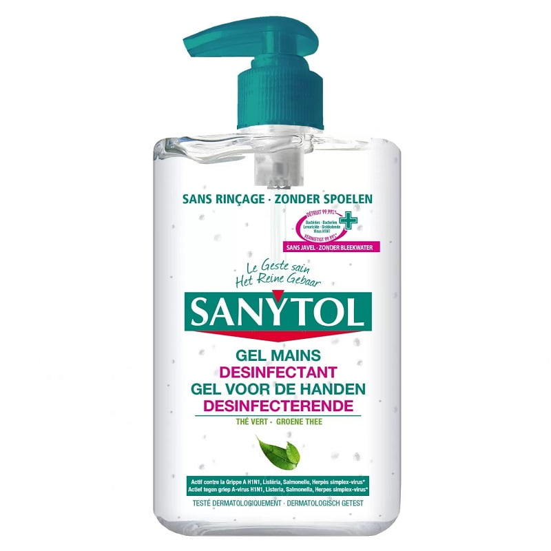 Gel dezinfectant maini Sanytol 250 ml, avizat Ministerul Sanatatii