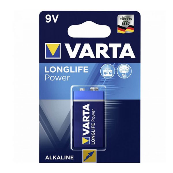 Baterie alcalina VARTA Longlife Power 9V