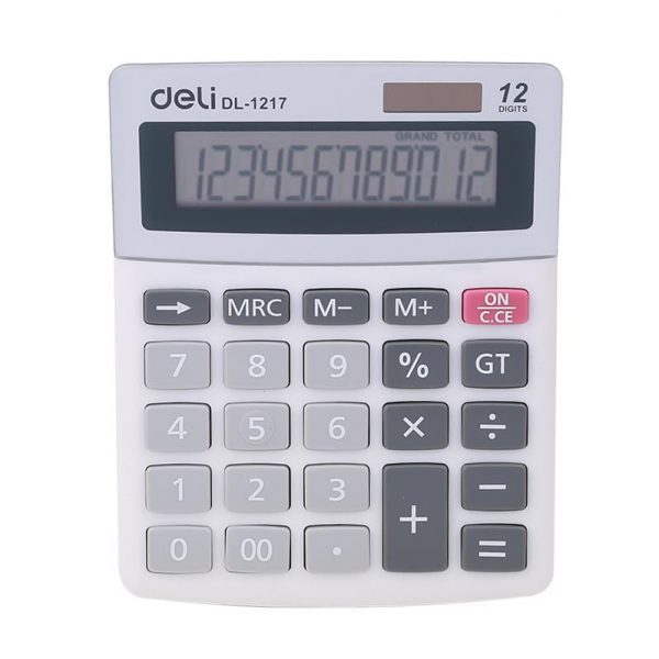 Calculator de birou, 12 digiti, Deli 1217