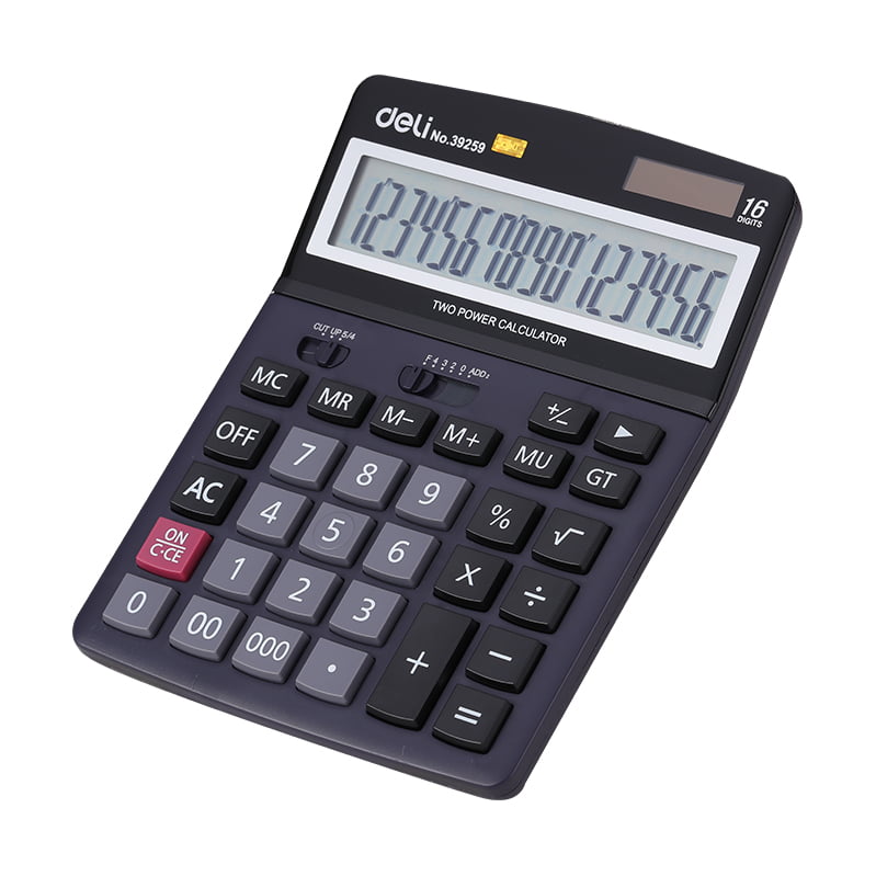 Calculator de birou 16 digiti, Deli 39259