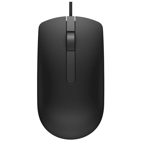 Mouse optic cu fir, negru, Dell MS116
