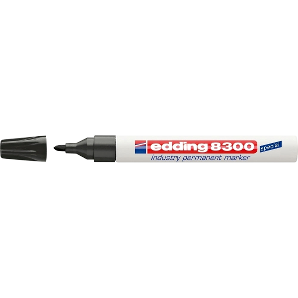 Marker permanent Edding 8300 Industrial,corp metalic,varf 1.5-3 mm