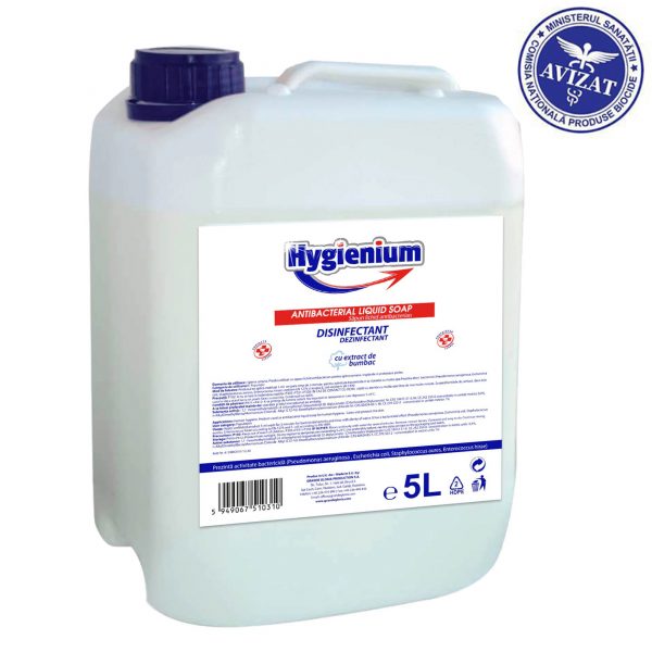 Sapun lichid antibacterian, 5 L, HYGIENIUM