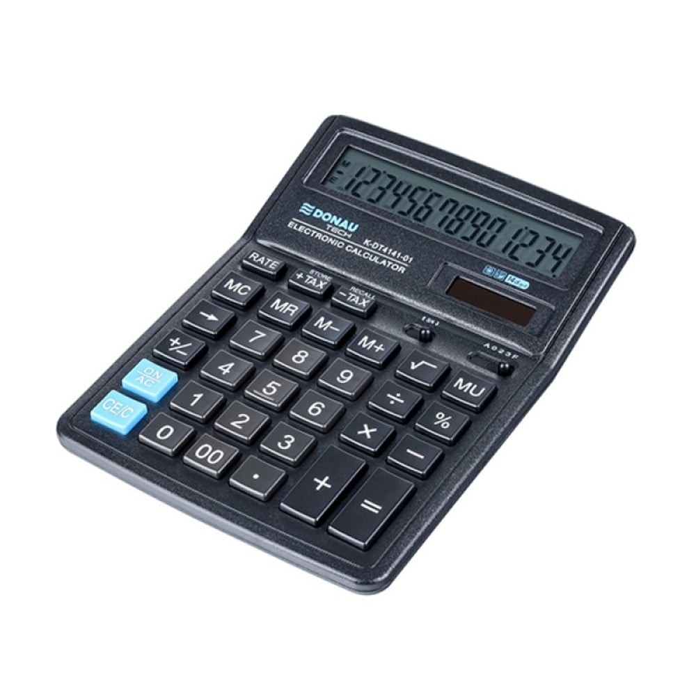 Calculator de birou 14 digits, 193 x 143 x 38 mm, DonauTech DT4141