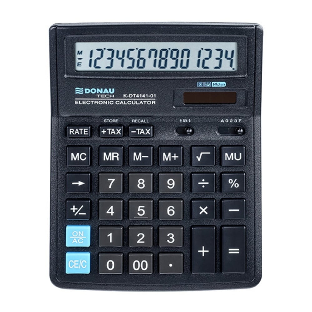 Calculator de birou 14 digits, 193 x 143 x 38 mm, DonauTech DT4141