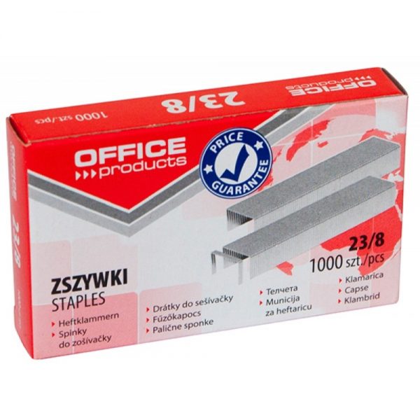 Capse 23/8, 1000 buc/cutie, Office Products