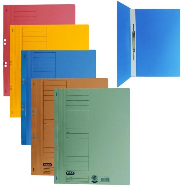 Dosar carton color cu capse, coperta 1/1, ELBA Smart Line