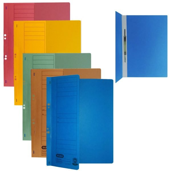 Dosar carton color cu capse, coperta 1/2, ELBA Smart Line
