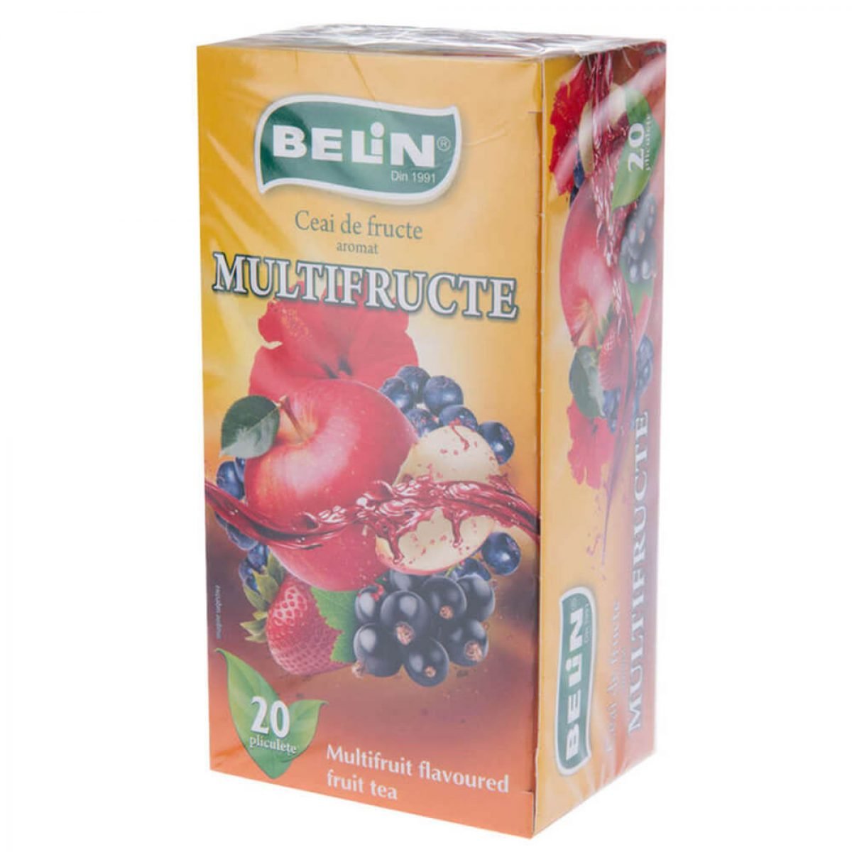 Ceai multifructe BELIN, 20 plicuri/cutie, 2 buc/set