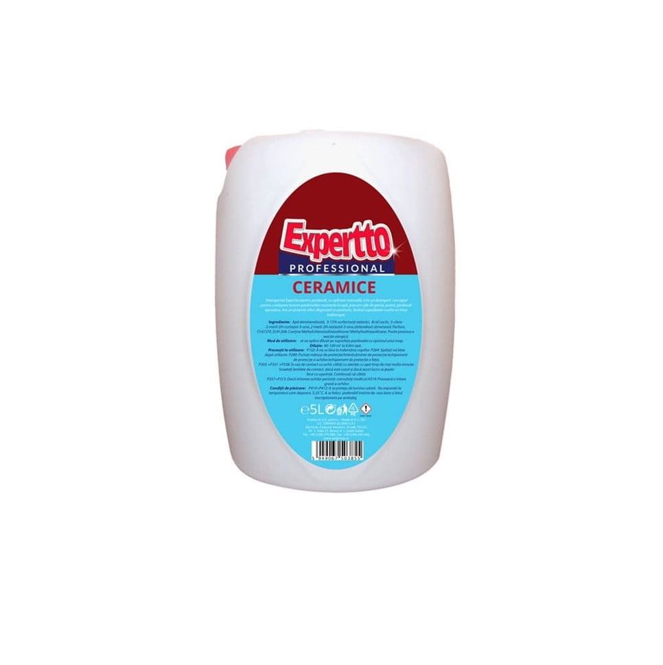 Detergent pentru pardoseli si suprafete ceramice, 5L, Expertto