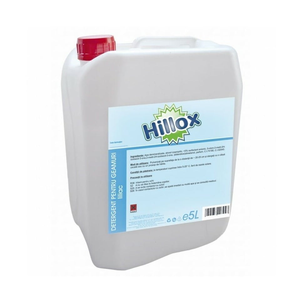Detergent pentru geamuri, 5L, lilac, Hillox